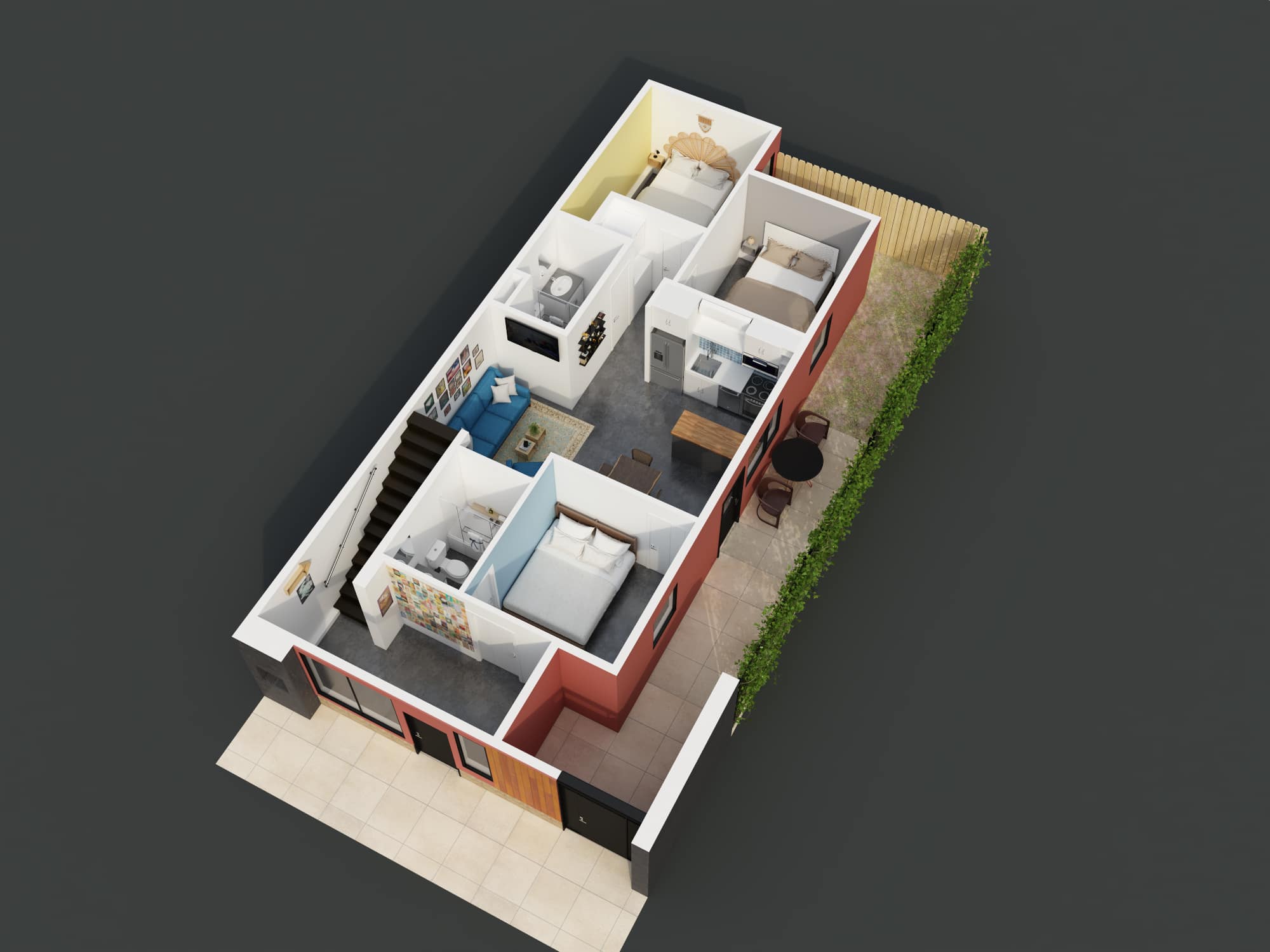 The Division Street Funk Flat - 94 WalkScore