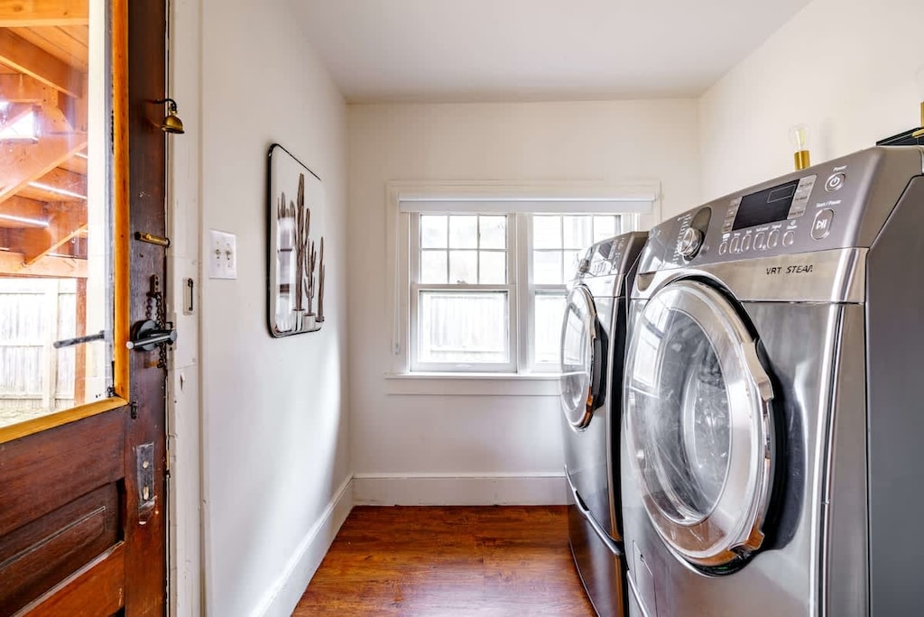  Laundry day made easy – we provide a washer and dryer just for you

