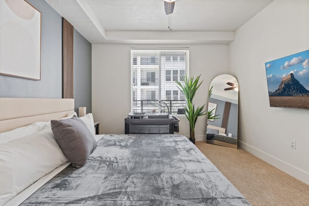 Unwind in style with a plush bed, scenic window views, and a TV for your favorite shows.