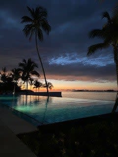 Sunsets from the pool deck