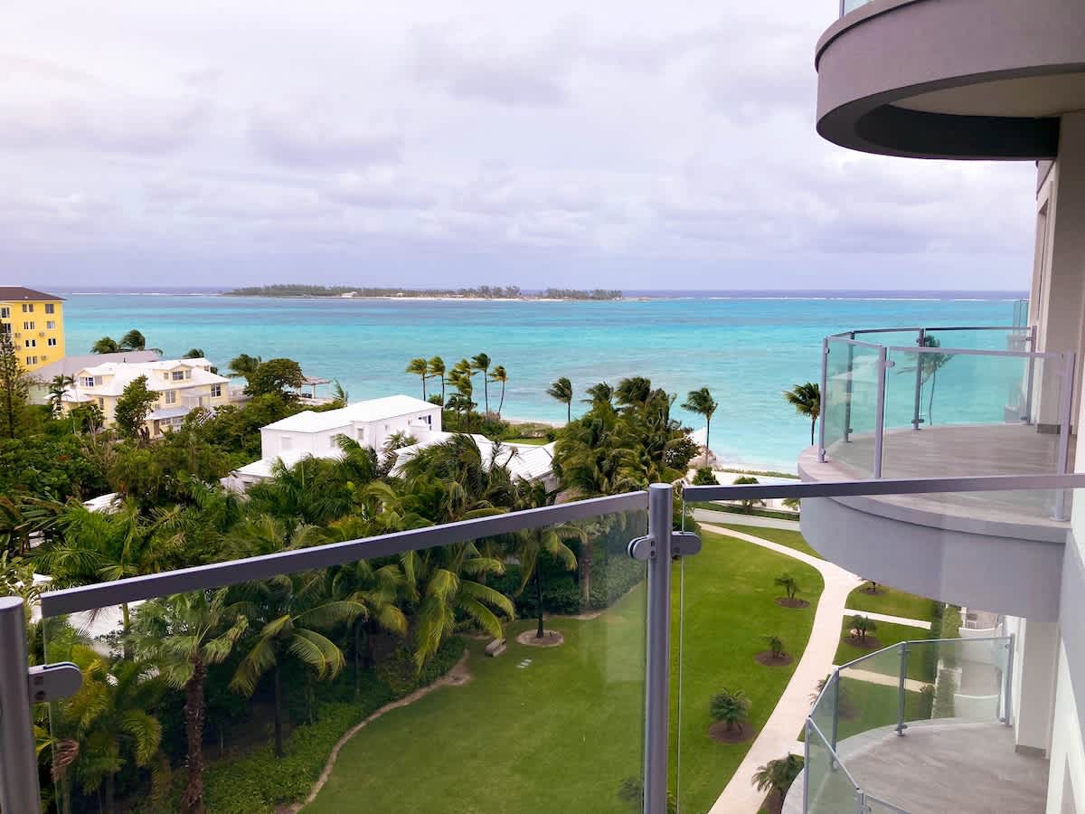 View from your private balcony