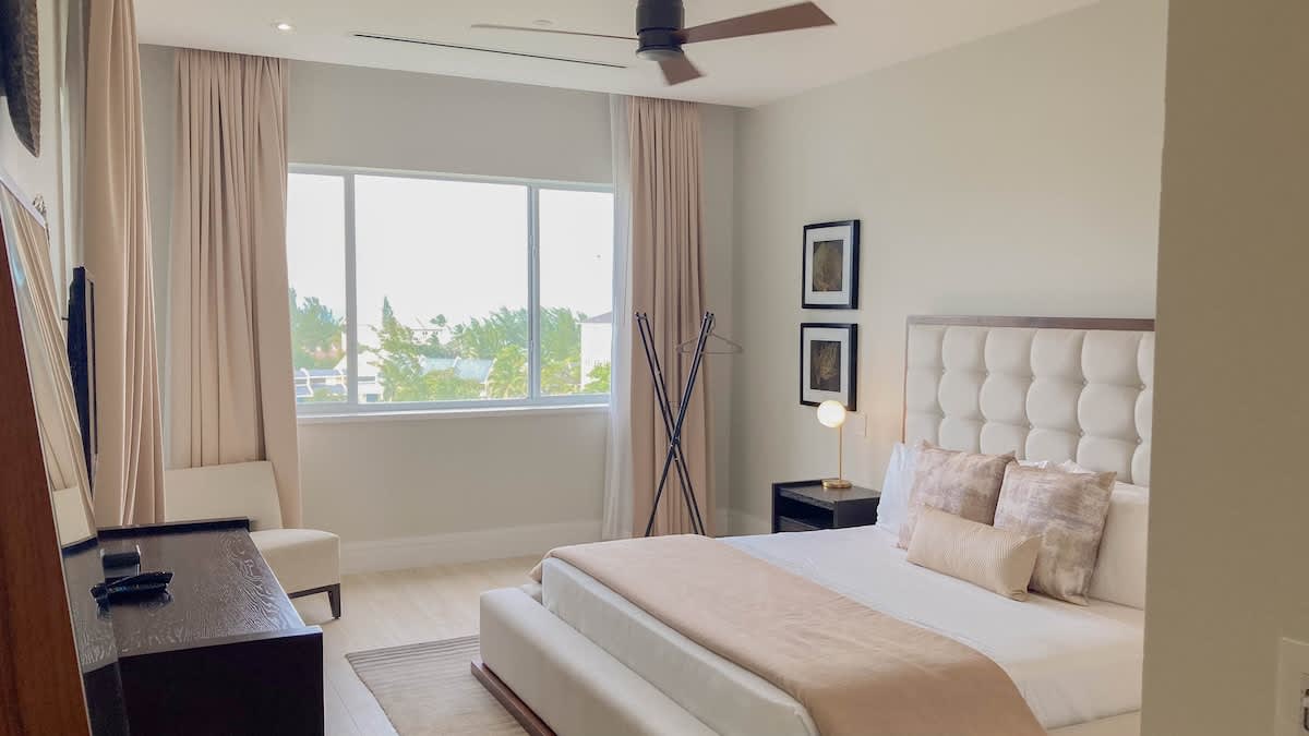 BEDROOM #1: Primary bedroom with king size bed