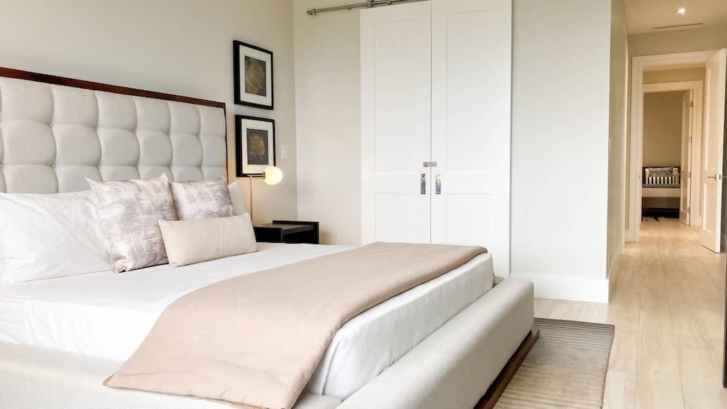 BEDROOM #1: Primary bedroom with king size bed