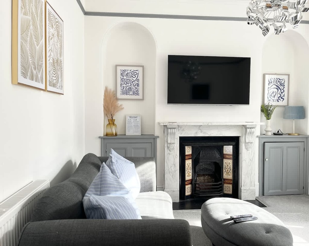 Living Room with smart TV