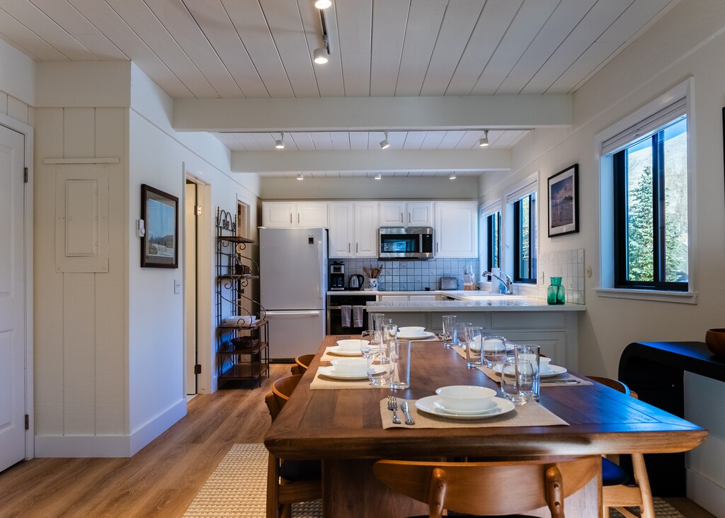 The perfect set up for meals and board games around the table