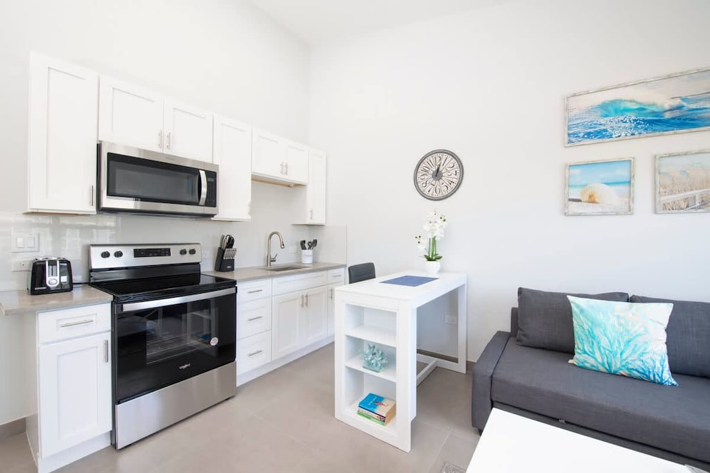 Summertime Suites 54 Kitchen and living room area