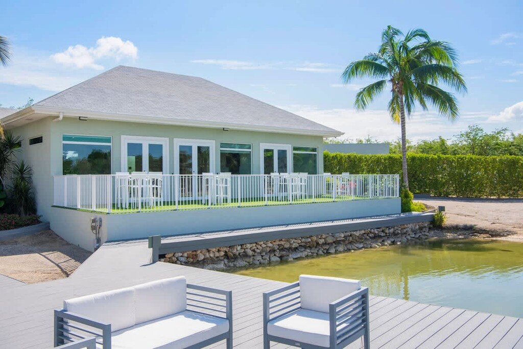 Summertime Suites lake and dock