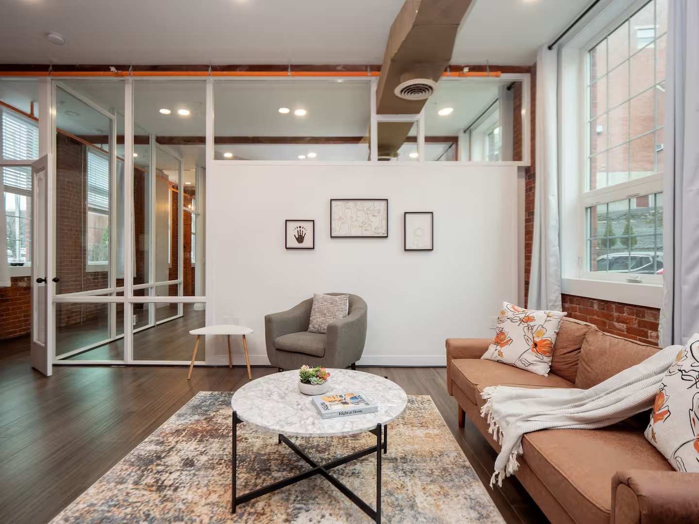 Sit anywhere to feel at home!