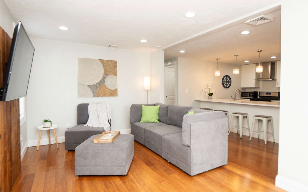 Open concept living room