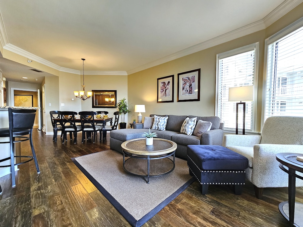 Living Room at 1402 SeaCrest