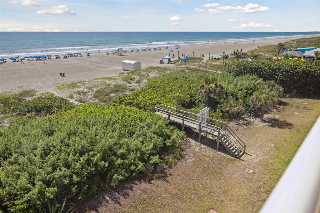 Private beach access boardwalk