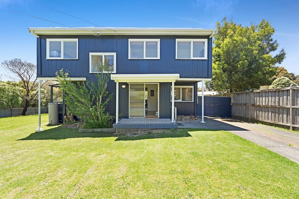 Front view of the house
