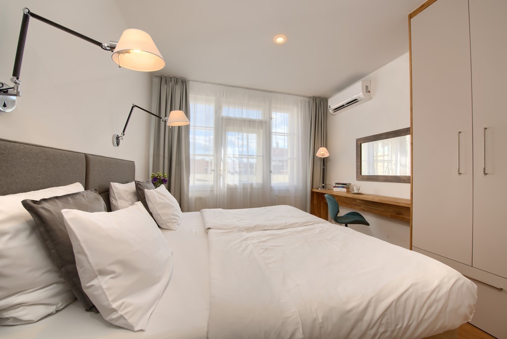 Inviting bedroom with modern furnishings