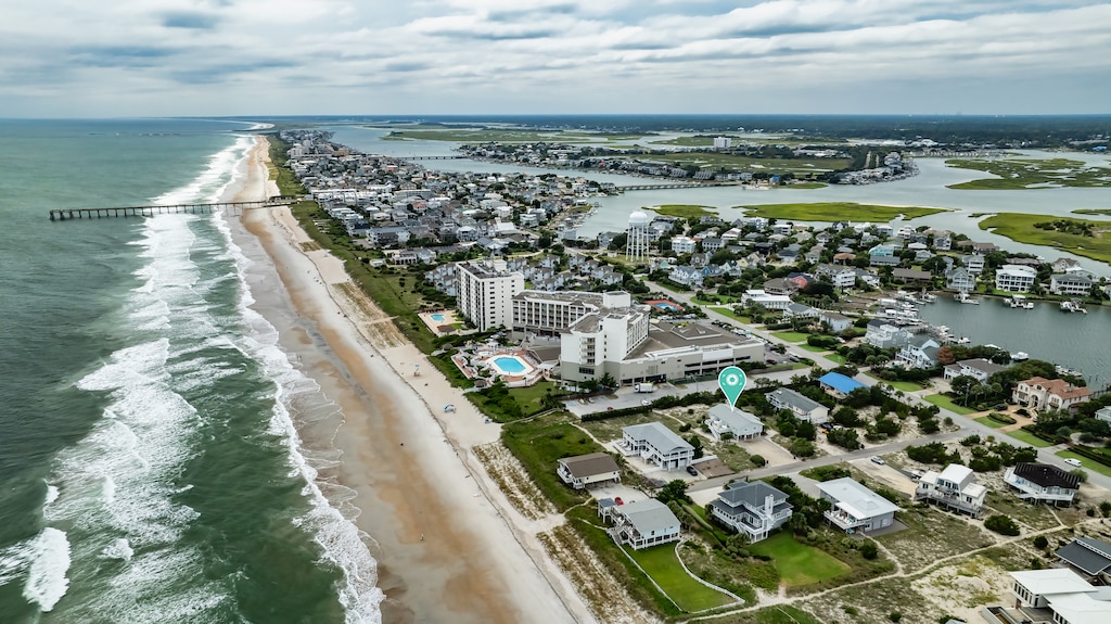 Aerial with Beach View