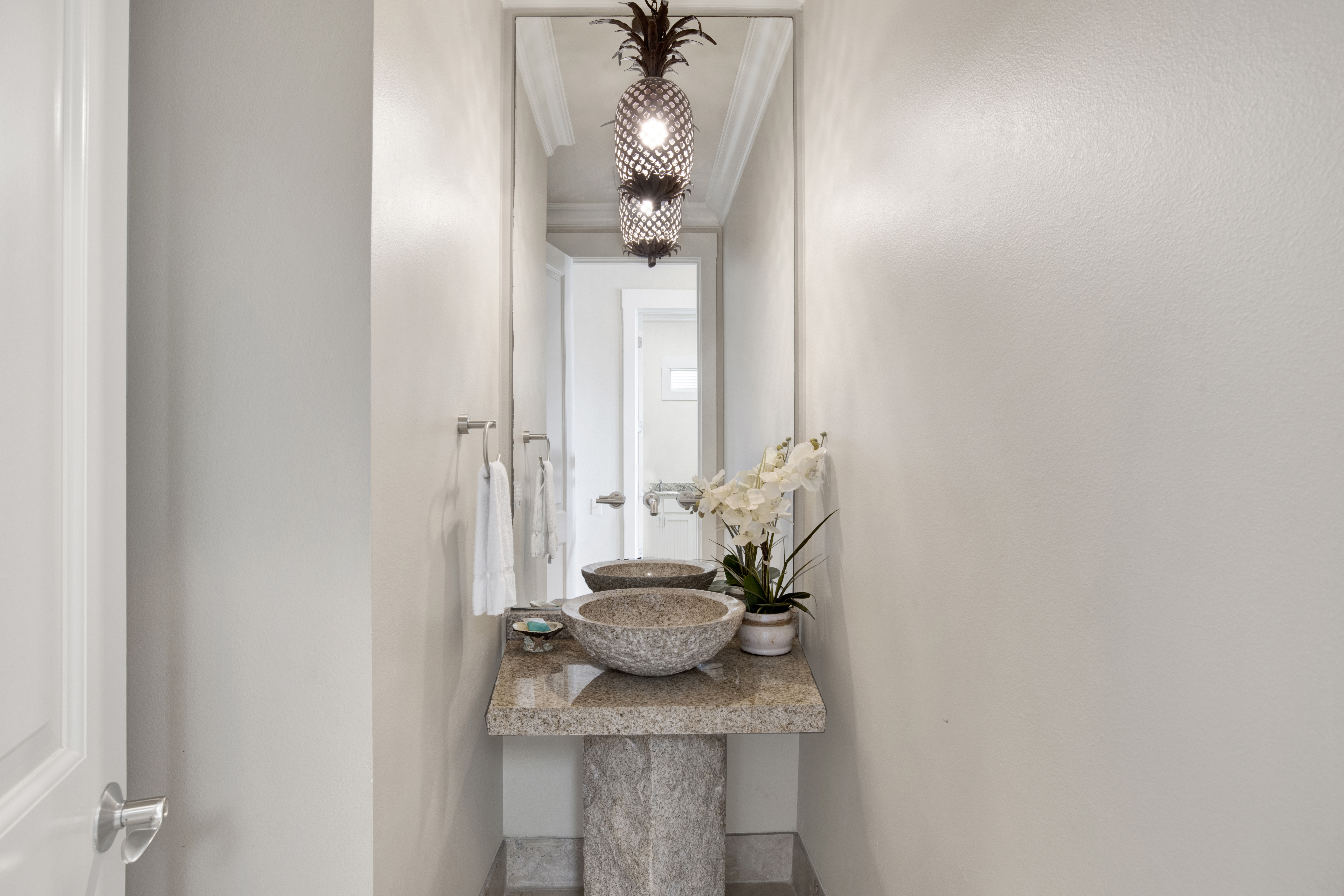 Half bathroom off the main floor for your convenience