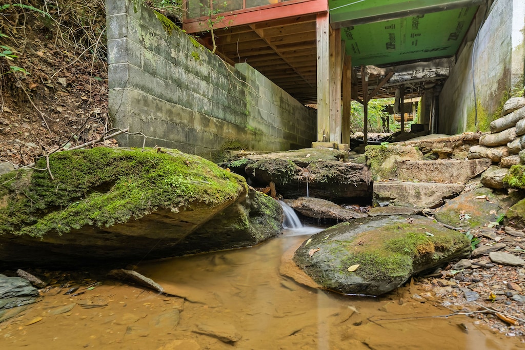 Mountain Stream Rus Under Back Deck