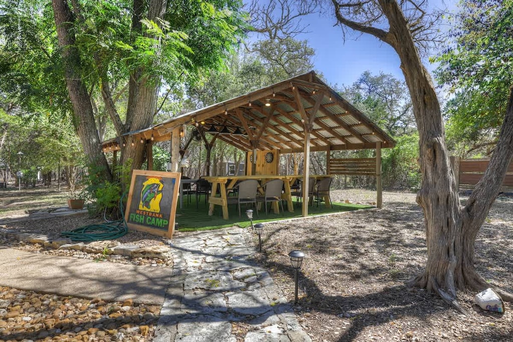 Fish Camp picnic area provides more seating and shade to gather.