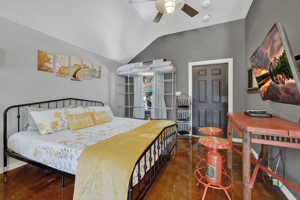 Casa Del Sol has a luxurious king-sized bed that promises a restful night's sleep.