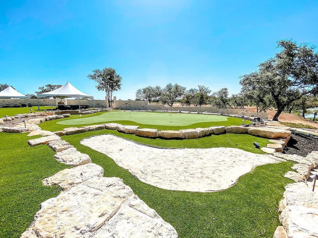 For all you golf fans out there, we have a huge putting and chipping green located right on the property for you to enjoy!