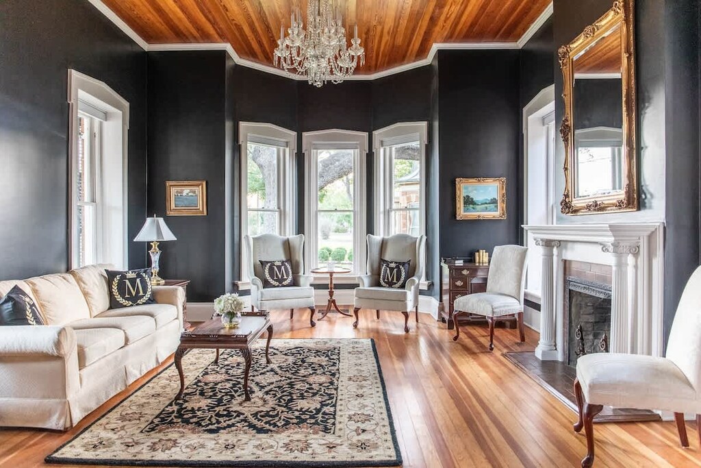 This living room is all designed for living well.