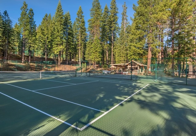 Enjoy one of the 14 tennis and pickleball courts at the NPOA Rec Center.