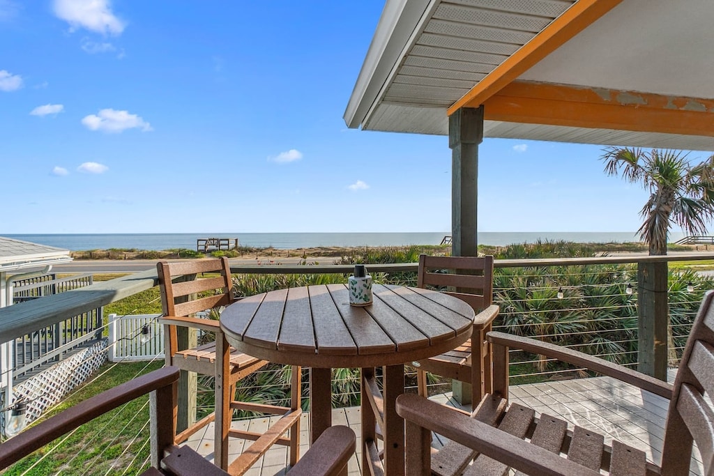 This is your view from your very own private balcony! Unbeatable beach front views, nothing to obstruct your view!