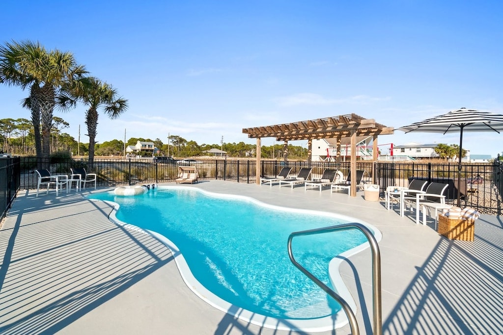 Large private pool. Private resort style pool deck and cabana!