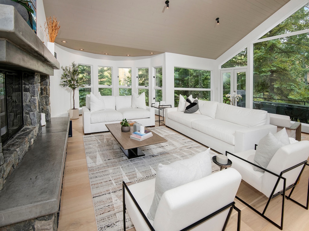 Living Room and View
