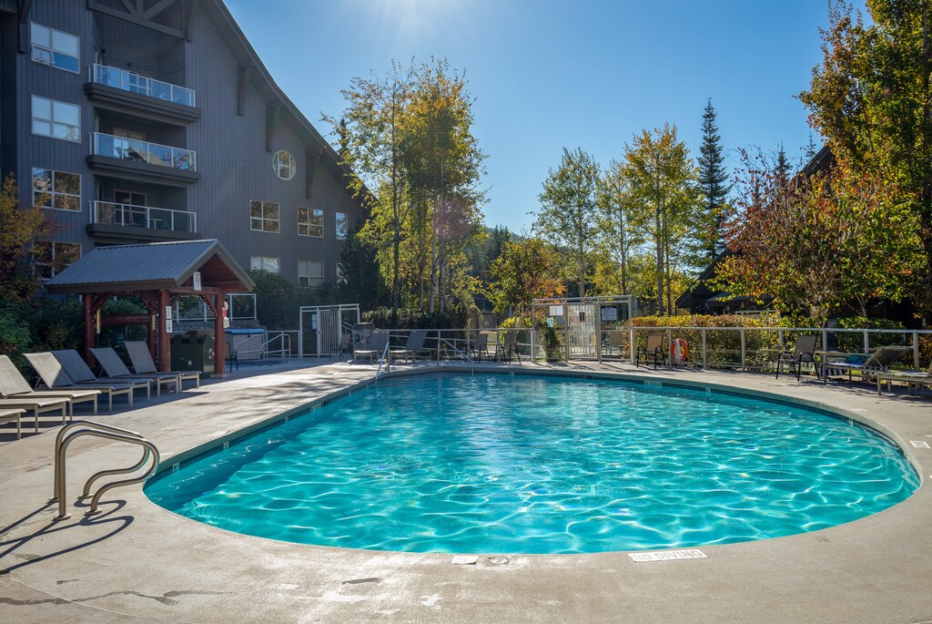 Outdoor heated pool - perfect for year-round family fun