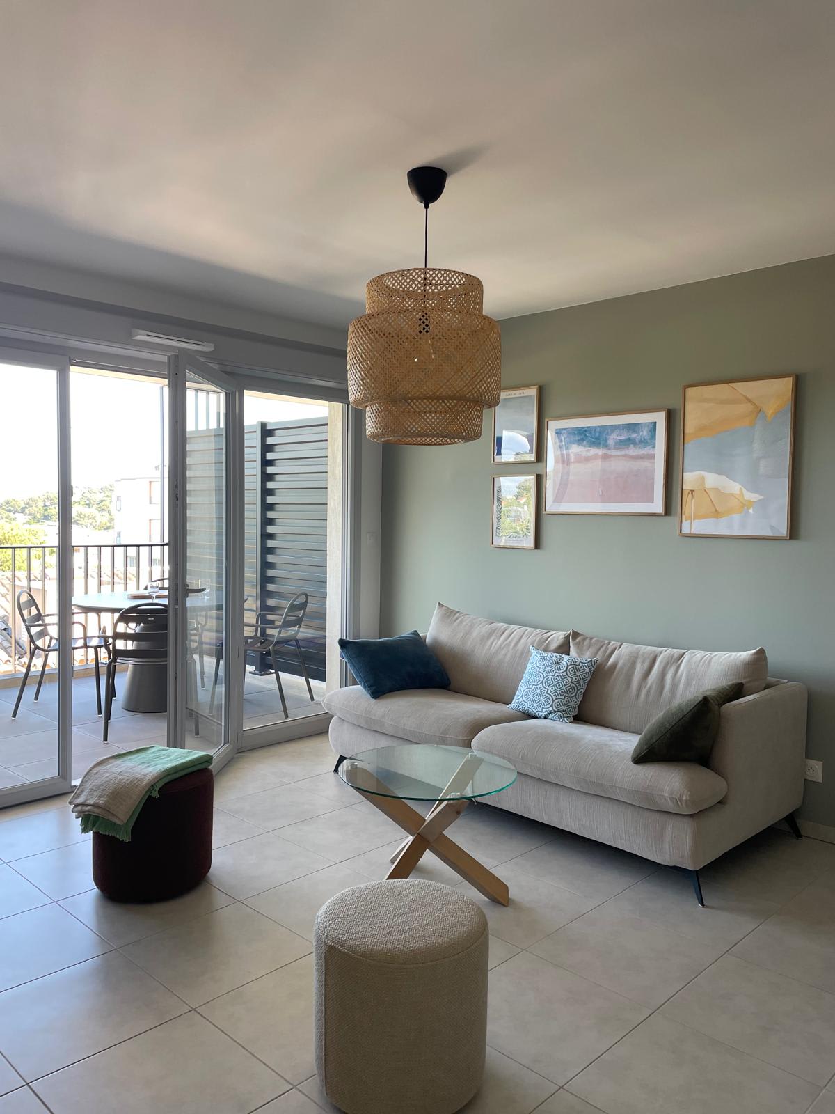 Apartment 3p 63 m² air-conditioned with sea view