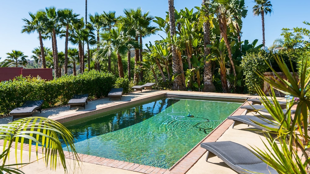 Enjoy a refreshing swim and a relaxing retreat.