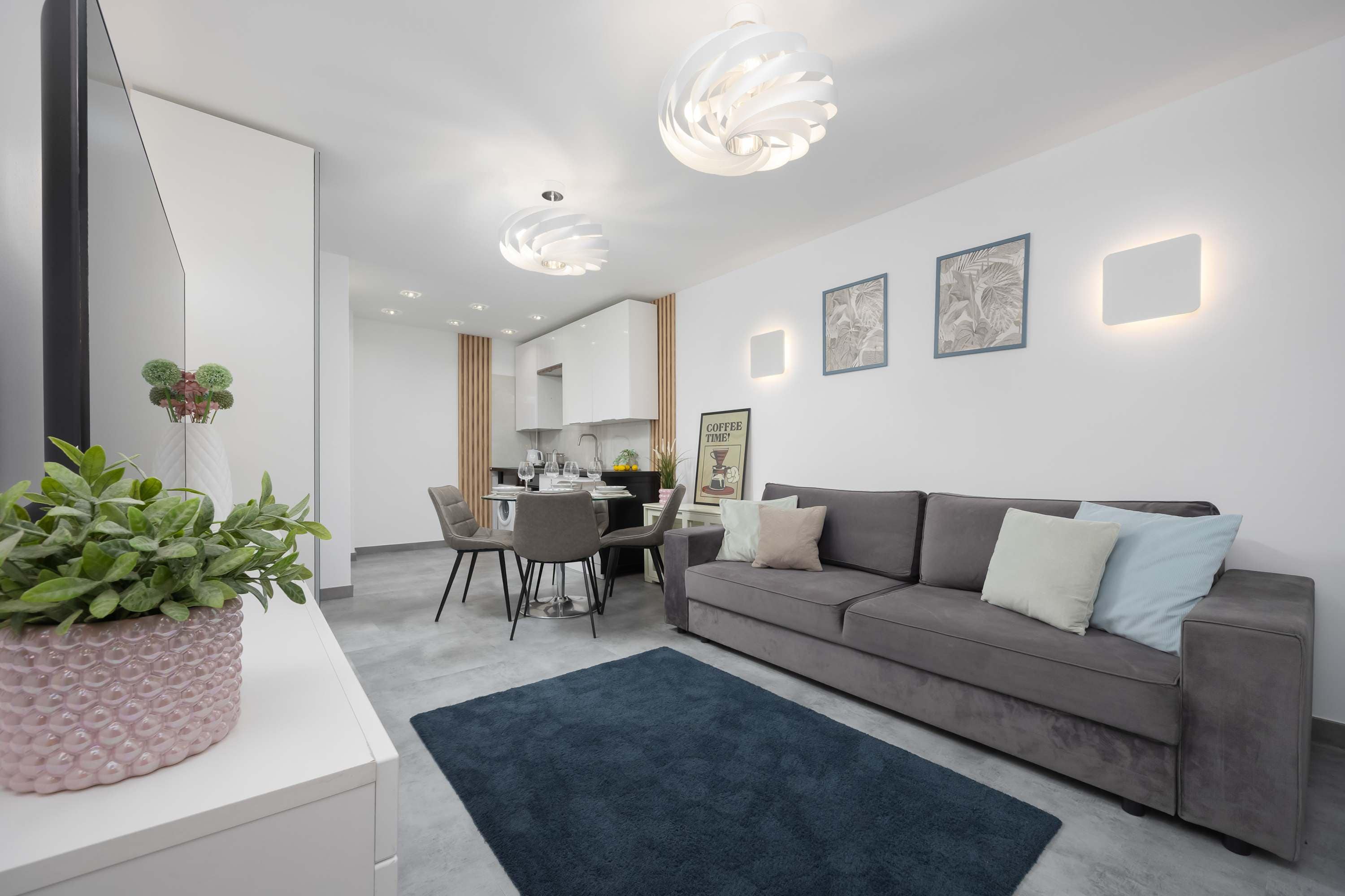 Functional furniture in the apartment.