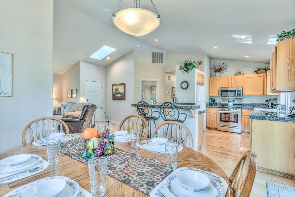 Dining Room open to Kitchen and Living Room
