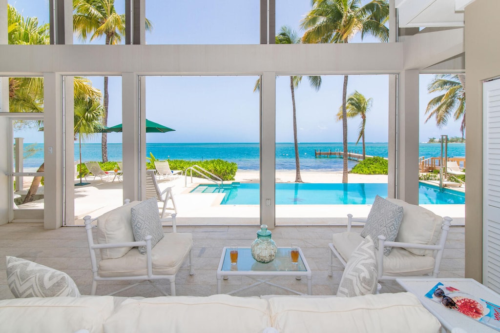 Ocean views follow you throughout this gorgeous home.