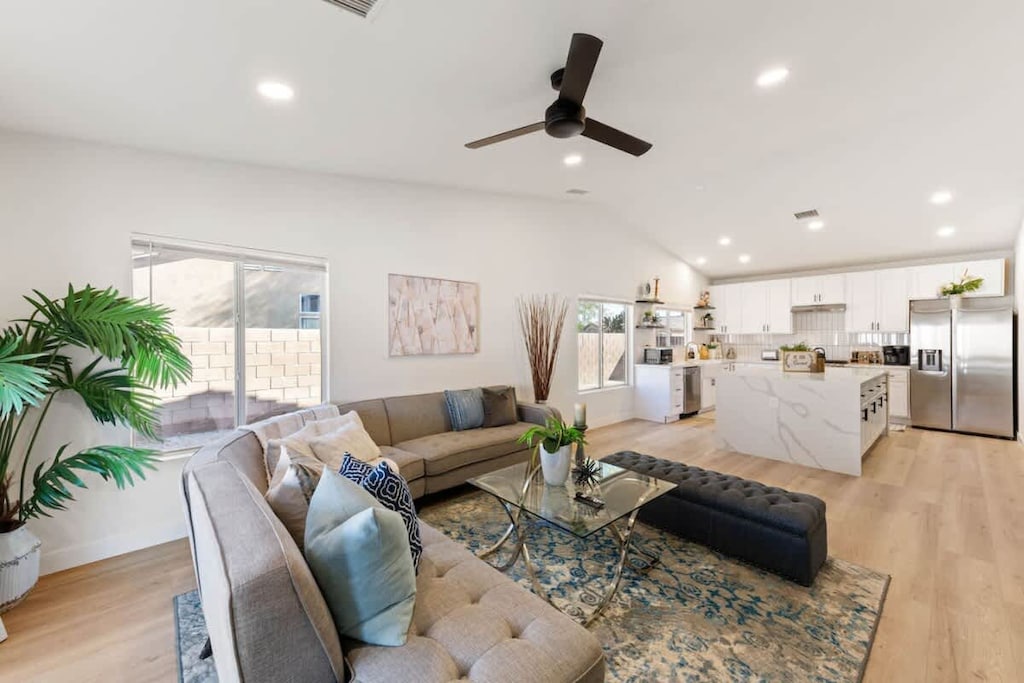 Comfy sofa for relaxing.