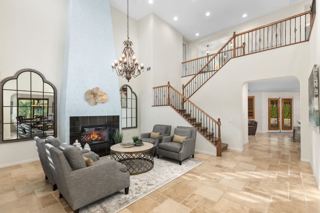 Cozy up in this inviting seating area, perfect for relaxation and conversation.