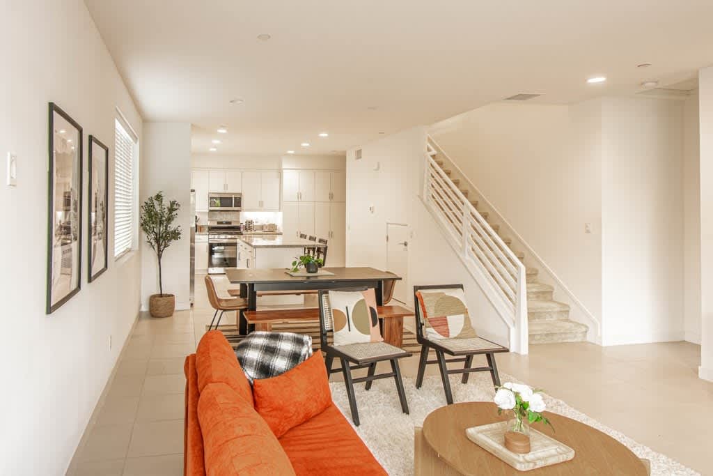 Relax in Comfort on the Spacious Sofa