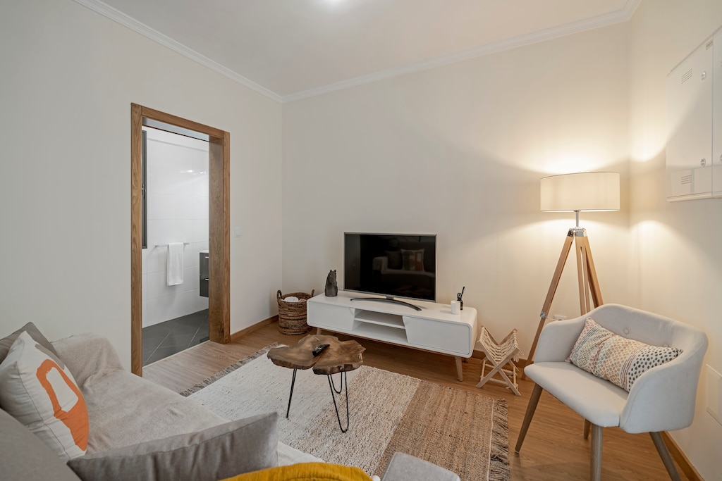 Livingroom and Bathroom