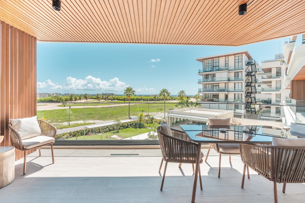 Enjoy this beautiful terrace with great views