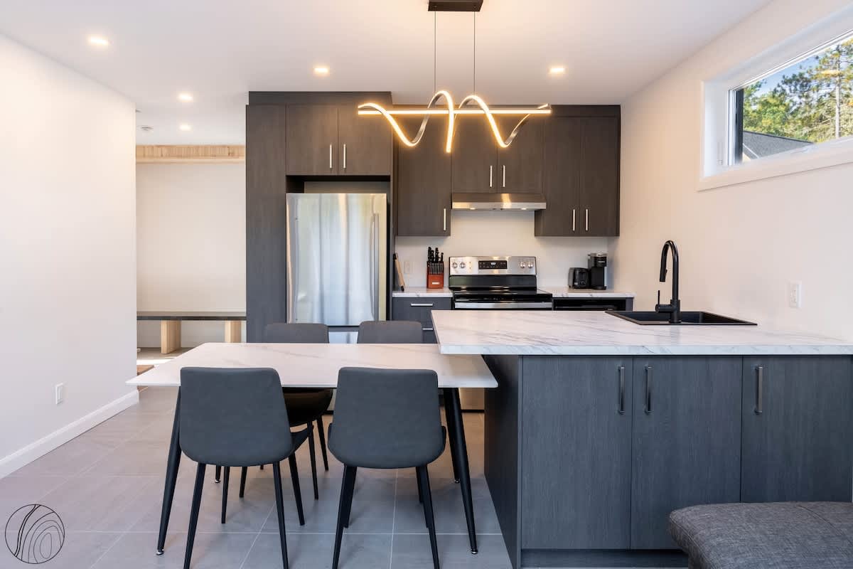 Mini-chalet #2 Chute-à-Bull  |  St-Côme | Spa