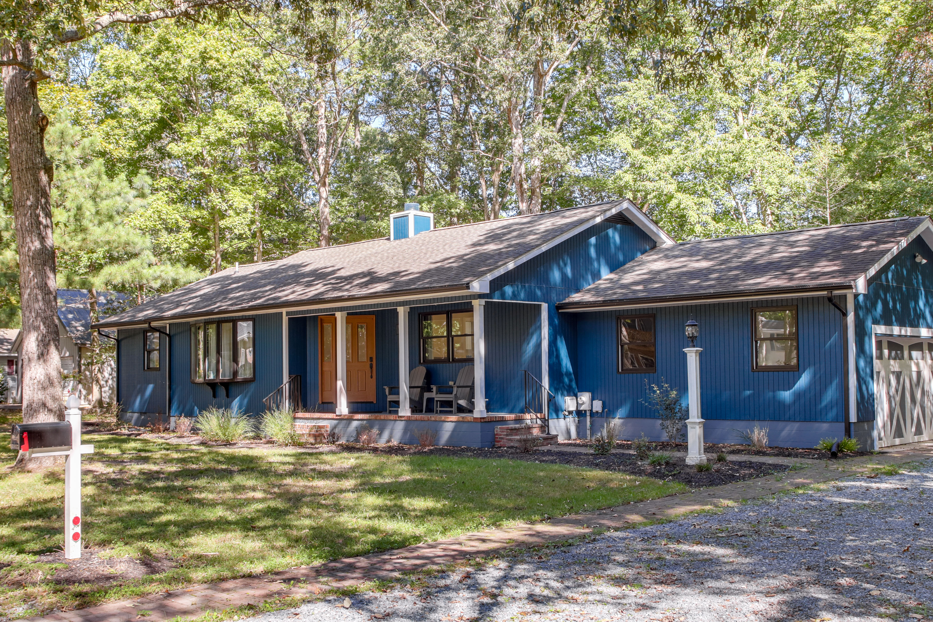 < 3 Mi to Bethany Beach! Wooded Retreat w/ Yard