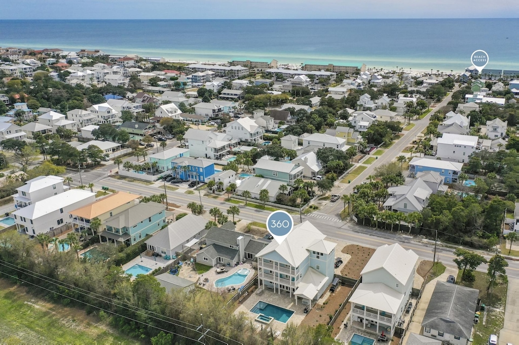  Five-minute walk direct path to public beach access, or a quick Golf Cart ride