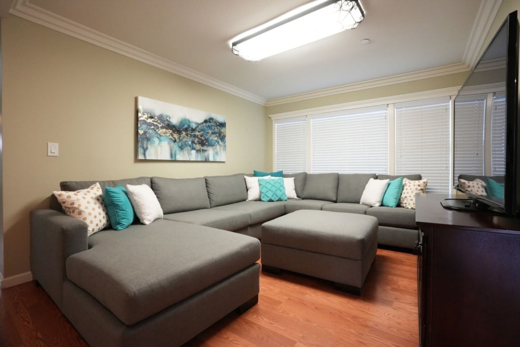 Family Room view 1
Family Room Sectional with pull out sleeper sofa