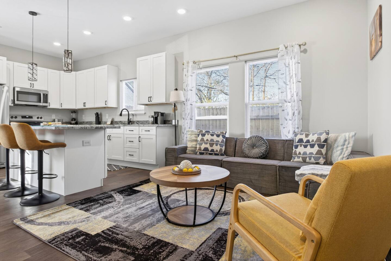 Stylish 3BR Near Fountain Square & Downtown Indy