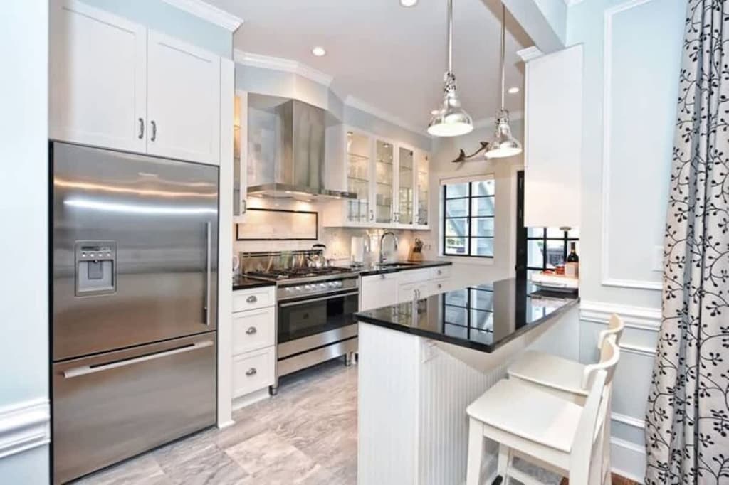Fully stocked kitchen