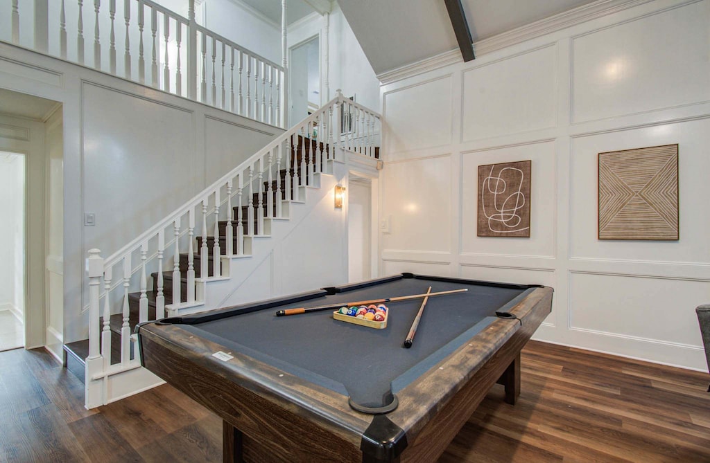 Feeling like some friendly competition? Challenge your companions to a round or two of pool! Winner gets to skip out on doing the dishes!