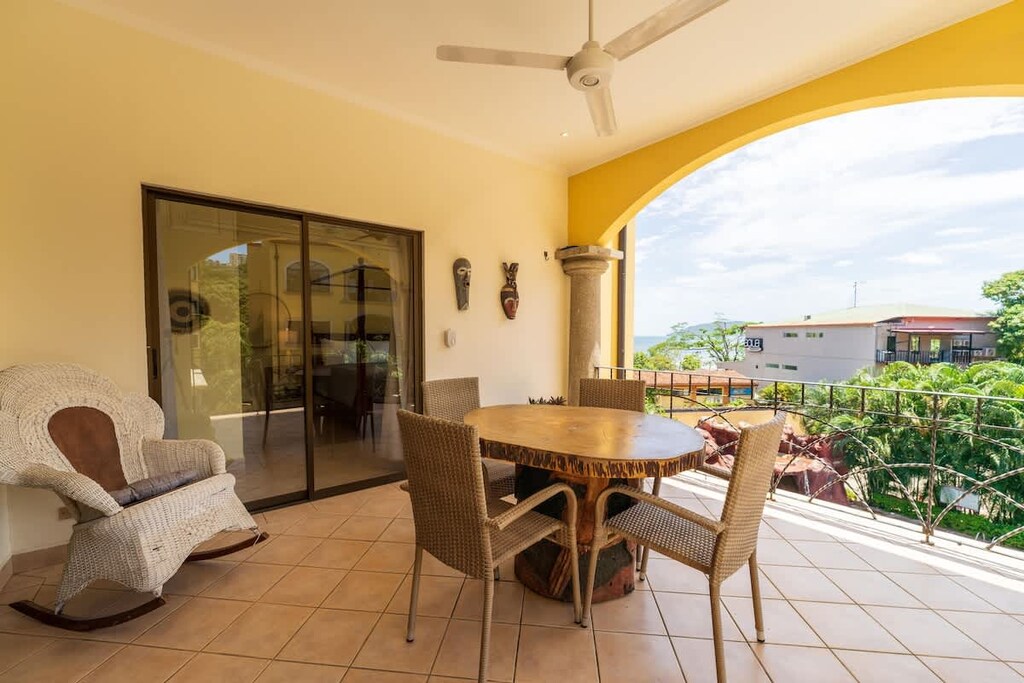 Outside dining area