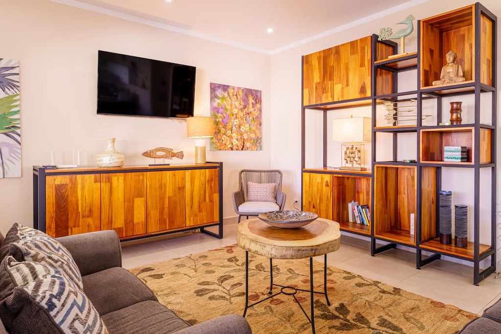 Living room with TV