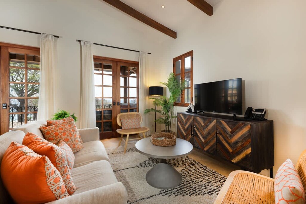 Living room with TV