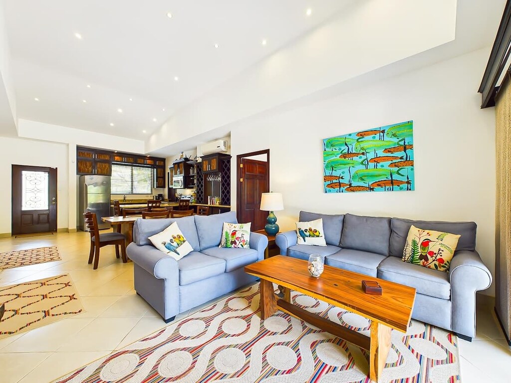 Spacious and fresh living area